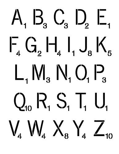 Word Game Letter Stencil by StudioR12, Journal, Scrapbook